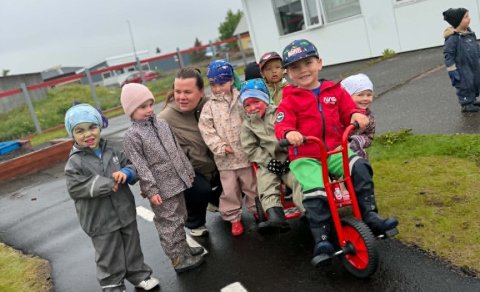 Gjöf frá foreldrafélaginu okkar