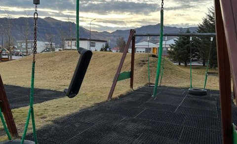 Leikskólalóðin lokuð